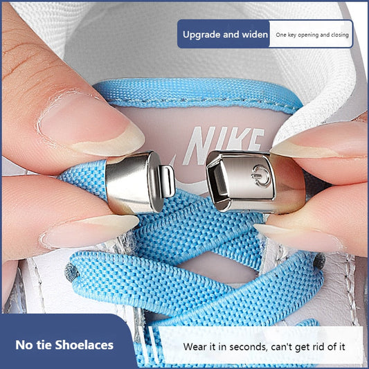 No Tie Shoe laces Press Lock Shoelaces