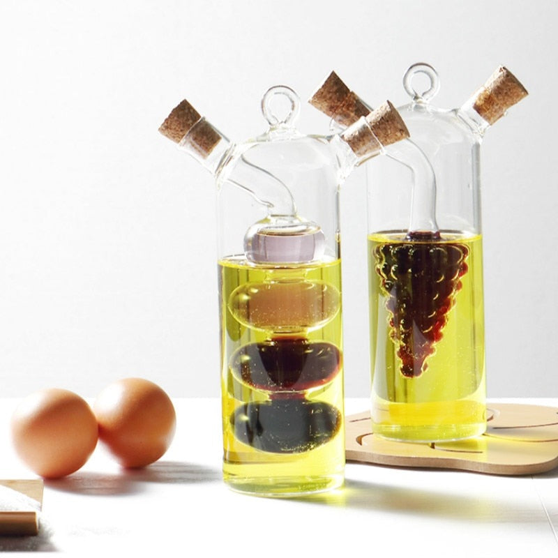 Anti-leak Oil Pots Glass Condiment Bottles